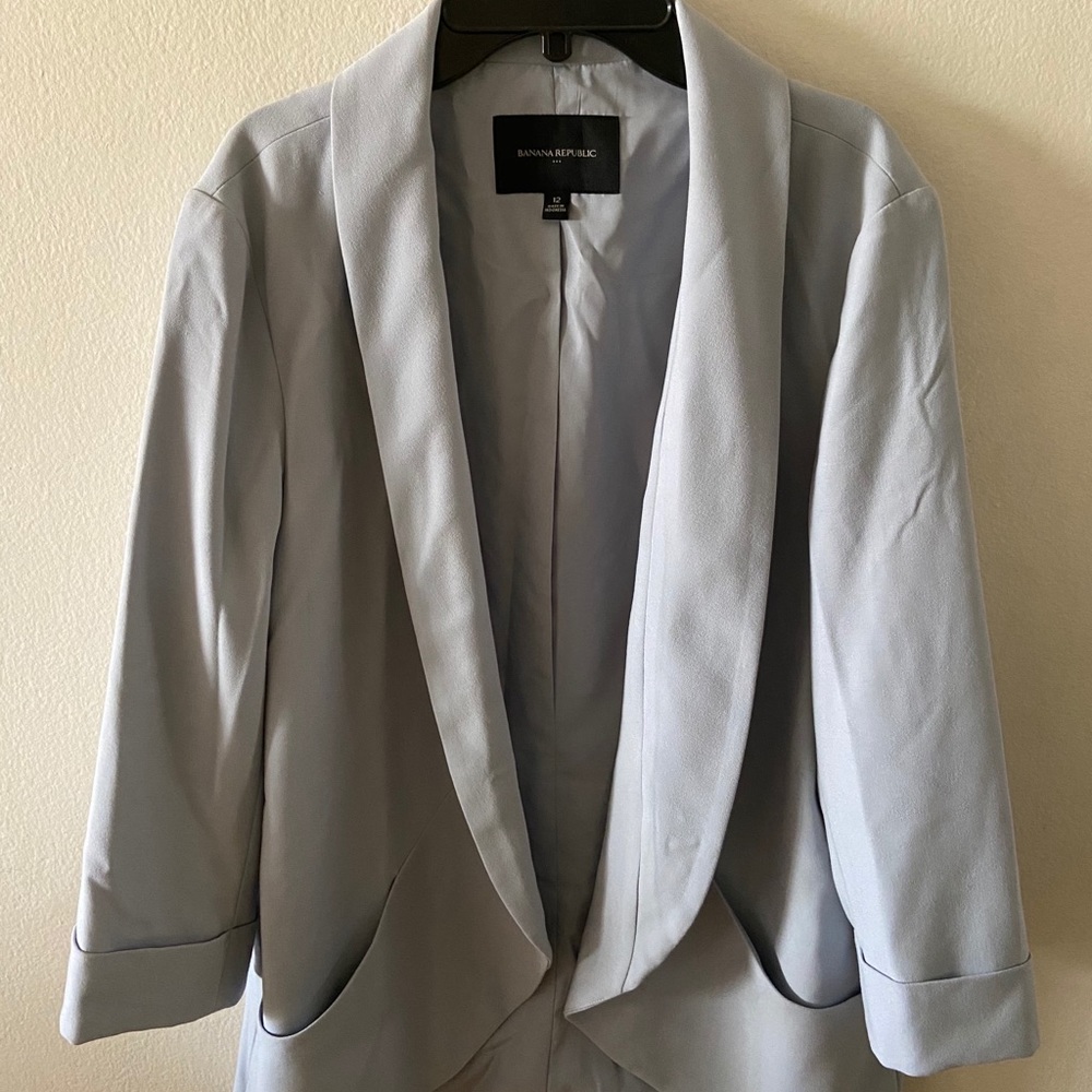 Banana Republic Light Blue Blazer